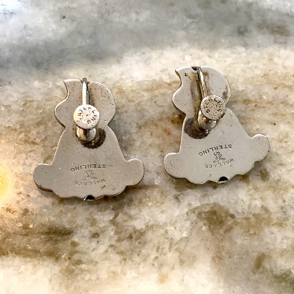 Wallace Sterling Silver Earrings - Picture 2 of 4